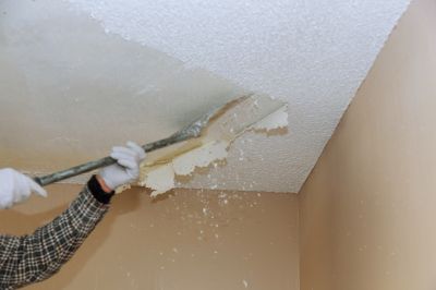popcorn ceiling removal and repair