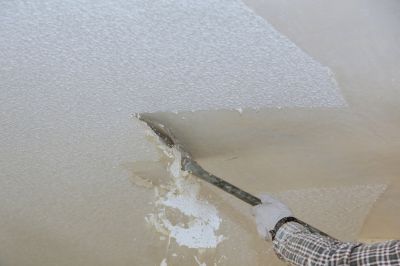 popcorn ceiling removal and repair