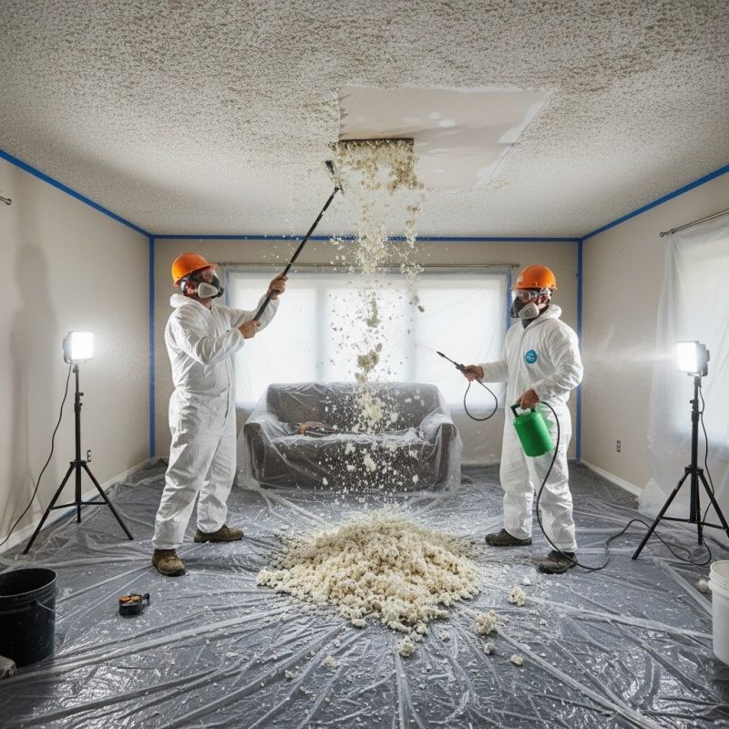 Popcorn Ceiling Removal And Repair