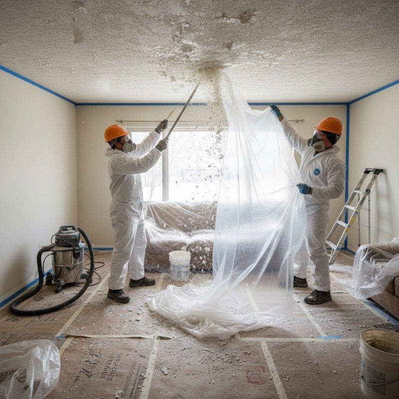 Popcorn Ceiling Removal And Repair